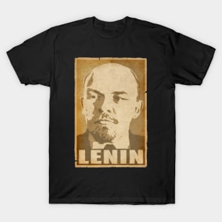 Vladimir Lenin Propaganda Poster Pop Art T-Shirt